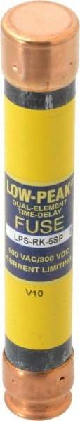 Cooper Bussmann - 300 VDC, 600 VAC, 5 Amp, Time Delay General Purpose Fuse - Fuse Holder Mount, 127mm OAL, 100 at DC, 300 at AC (RMS) kA Rating, 13/16" Diam - A1 Tooling