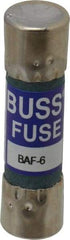 Cooper Bussmann - 250 VAC, 6 Amp, Fast-Acting General Purpose Fuse - Fuse Holder Mount, 1-1/2" OAL, 10 at 125 V kA Rating, 13/32" Diam - A1 Tooling