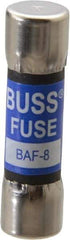 Cooper Bussmann - 250 VAC, 8 Amp, Fast-Acting General Purpose Fuse - Fuse Holder Mount, 1-1/2" OAL, 10 at 125 V kA Rating, 13/32" Diam - A1 Tooling