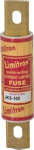 Cooper Bussmann - 600 VAC, 100 Amp, Fast-Acting General Purpose Fuse - Bolt-on Mount, 4-5/8" OAL, 200 (RMS) kA Rating, 1-1/8" Diam - A1 Tooling