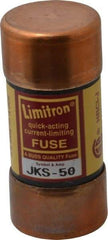 Cooper Bussmann - 600 VAC, 50 Amp, Fast-Acting General Purpose Fuse - Fuse Holder Mount, 2-3/8" OAL, 200 (RMS) kA Rating, 1-1/16" Diam - A1 Tooling