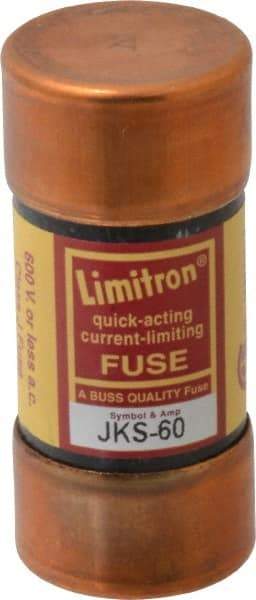 Cooper Bussmann - 600 VAC, 60 Amp, Fast-Acting General Purpose Fuse - Fuse Holder Mount, 2-3/8" OAL, 200 (RMS) kA Rating, 1-1/16" Diam - A1 Tooling