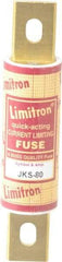 Cooper Bussmann - 600 VAC, 80 Amp, Fast-Acting General Purpose Fuse - Bolt-on Mount, 4-5/8" OAL, 200 (RMS) kA Rating, 1-1/8" Diam - A1 Tooling