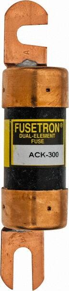 Cooper Bussmann - 300 Amp Time Delay Fast-Acting Forklift & Truck Fuse - 80VAC, 80VDC, 4.71" Long x 1" Wide, Littelfuse CCK300, Bussman ACK-300, Ferraz Shawmut ACK300 - A1 Tooling