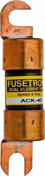 Cooper Bussmann - 40 Amp Time Delay Fast-Acting Forklift & Truck Fuse - 125VAC, 125VDC, 3.74" Long x 0.75" Wide, Littelfuse CCK040, Bussman ACK-40, Ferraz Shawmut ACK40 - A1 Tooling