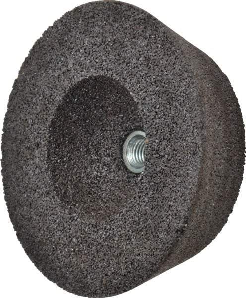 Norton - 6" Diam, 2" Overall Thickness, 16 Grit, Type 11 Tool & Cutter Grinding Wheel - Very Coarse Grade, Silicon Carbide, P Hardness, 6,000 RPM - A1 Tooling