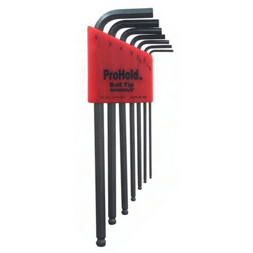 7PC TIP BALL END L-WRENCH SET - A1 Tooling