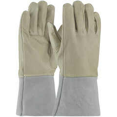 ‎75-320/L/RHO Welders / Foundry Glove - Mig Tig - Top Grain Pigskin - Split Leather GT Cuff - Sewn w/Kevlar - RHO - Exact Industrial Supply