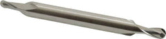 OSG - 1/8" Diam, 3/16" LOC, 2 Flute Cobalt Ball End Mill - Uncoated, Double End, 2" OAL, 3/16" Shank Diam, Spiral Flute - A1 Tooling