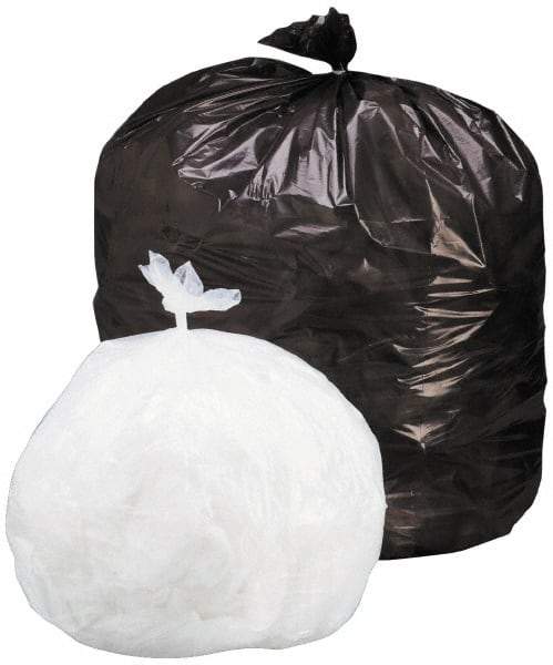 Ability One - 1 mil Thick, Heavy-Duty Trash Bags - Low-Density Polyethylene (LDPE), 36" Wide x 58" High, Orange - A1 Tooling