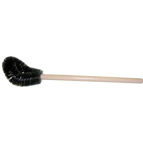 Toilet Bowl Brush, Black Nylon Fill, Plastic Handle - A1 Tooling