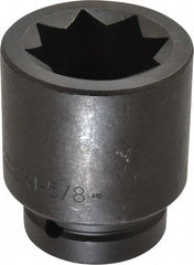 Proto - 1" Drive 1-5/8" Impact Socket - 8 Points, 3-1/2" OAL - A1 Tooling