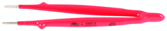 5" OAL INSULATED TWEEZERS STRAIGHT - A1 Tooling