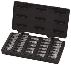 GearWrench - 39 Piece 1/4 & 3/8" Drive Inch/Metric/Torx Hex & Torx Bit Socket Set - 1/16 to 3/8" Hex - A1 Tooling