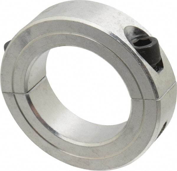 Climax Metal Products - 1-3/4" Bore, Aluminum, Two Piece Two Piece Split Shaft Collar - 2-3/4" Outside Diam, 11/16" Wide - A1 Tooling