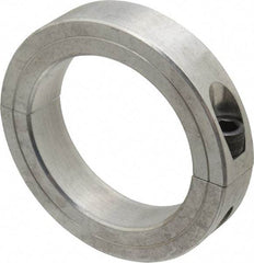 Climax Metal Products - 3" Bore, Aluminum, Two Piece Two Piece Split Shaft Collar - 4-1/4" Outside Diam, 7/8" Wide - A1 Tooling