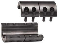 Climax Metal Products - 1-1/4" Inside x 2-1/16" Outside Diam, Two Piece Rigid Coupling without Keyway - 3-1/4" Long - A1 Tooling