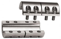 Climax Metal Products - 1" Inside x 1-3/4" Outside Diam, Two Piece Rigid Coupling without Keyway - 3" Long - A1 Tooling