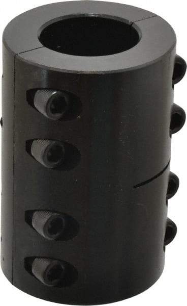 Climax Metal Products - 1-1/2" Inside x 2-5/8" Outside Diam, Two Piece Rigid Coupling without Keyway - 3-7/8" Long - A1 Tooling