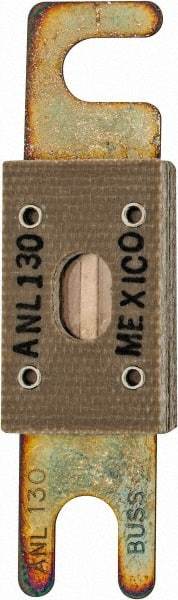 Cooper Bussmann - 130 Amp Non-Time Delay Fast-Acting Forklift & Truck Fuse - 125VAC, 80VDC, 3.18" Long x 0.75" Wide, Littelfuse CNL130, Bussman ANL-130, Ferraz Shawmut CNL130 - A1 Tooling