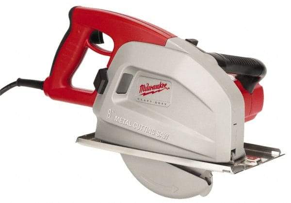 Milwaukee Tool - 13 Amps, 8" Blade Diam, 3,700 RPM, Electric Circular Saw - 120 Volts, 1.75 hp, 15' Cord Length, 5/8" Arbor Hole, Right Blade - A1 Tooling