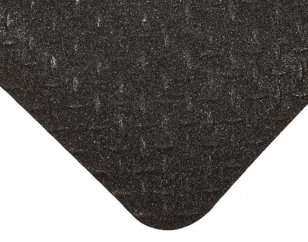 Wearwell - 3' Long x 2' Wide, Dry Environment, Anti-Fatigue Matting - Black, Vinyl with Nitrile Blend Base, Beveled on 4 Sides - A1 Tooling