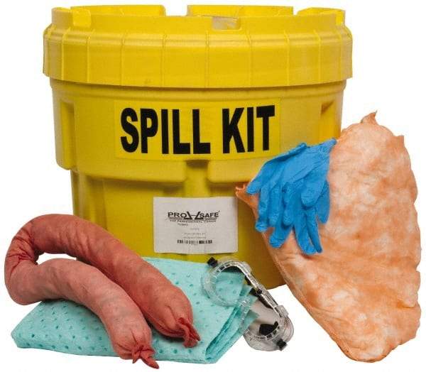 PRO-SAFE - Hazardous Materials Spill Kit - 55 Gal Polyethylene Drum - A1 Tooling