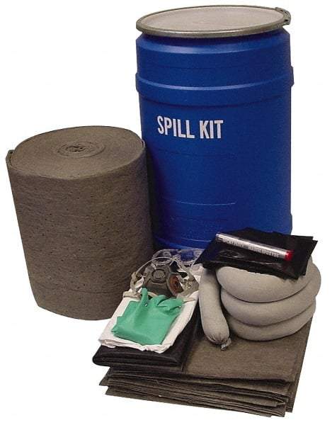 PRO-SAFE - Battery Acid Spill Kit - 30 Gal Polypropylene Drum - A1 Tooling