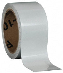 NMC - White Solid Color Vinyl Tape - 2" Wide x 30' Long x 0.002" Thick, General Traffic - A1 Tooling