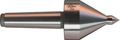 Riten - MT5 Taper Shank, 3-1/2" Head Diam 1,165 Lb Capacity Live Center - 3,500 Max RPM, 4-5/8" Head Length, 3/4" Point Diam, 1-1/8" Point Len, 1,165 Lb Max Workpc, 4-5/8" OAL, Pipe Nose Point - A1 Tooling