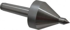 Riten - MT3 Taper Shank, 2-5/8" Head Diam 685 Lb Capacity Live Center - 4,000 Max RPM, 3-3/16" Head Length, 5/8" Point Diam, 15/16" Point Len, 685 Lb Max Workpc, 3-3/16" OAL, Pipe Nose Point - A1 Tooling