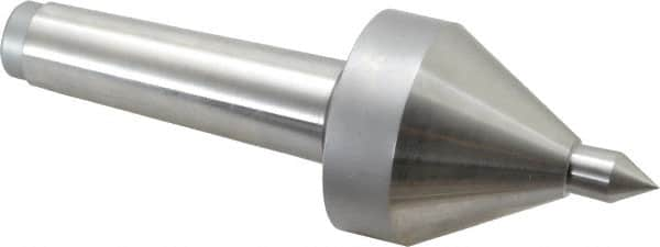 Riten - MT4 Taper Shank, 2-5/8" Head Diam 685 Lb Capacity Live Center - 4,000 Max RPM, 3-7/8" Head Length, 5/8" Point Diam, 15/16" Point Len, 685 Lb Max Workpc, 3-7/8" OAL, Pipe Nose Point - A1 Tooling