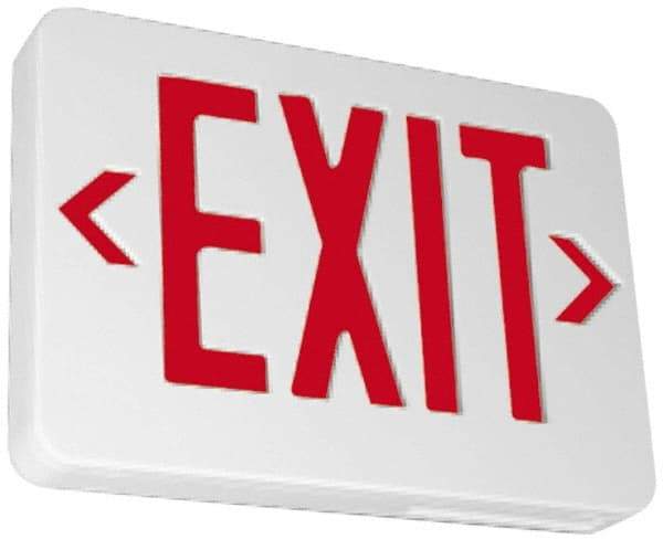 NMC - White, LED, Illuminated Exit Sign - A1 Tooling