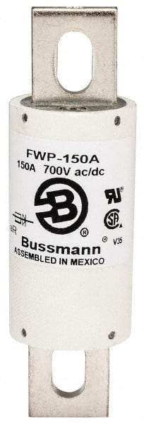 Cooper Bussmann - 700 VAC/VDC, 150 Amp, Fast-Acting Semiconductor/High Speed Fuse - Stud Mount Mount, 5-3/32" OAL, 200 (RMS), 50 at DC kA Rating, 1-1/2" Diam - A1 Tooling