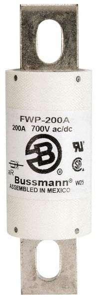 Cooper Bussmann - 700 VAC/VDC, 200 Amp, Fast-Acting Semiconductor/High Speed Fuse - Stud Mount Mount, 5-3/32" OAL, 200 (RMS), 50 at DC kA Rating, 1-1/2" Diam - A1 Tooling