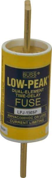 Cooper Bussmann - 300 VDC, 600 VAC, 150 Amp, Time Delay General Purpose Fuse - Bolt-on Mount, 5-3/4" OAL, 100 at DC, 300 at AC (RMS) kA Rating, 1-5/8" Diam - A1 Tooling