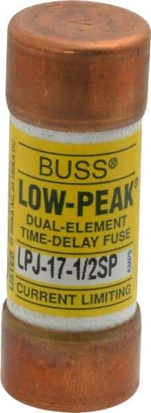 Cooper Bussmann - 300 VDC, 600 VAC, 17.5 Amp, Time Delay General Purpose Fuse - Fuse Holder Mount, 2-1/4" OAL, 100 at DC, 300 at AC (RMS) kA Rating, 13/16" Diam - A1 Tooling