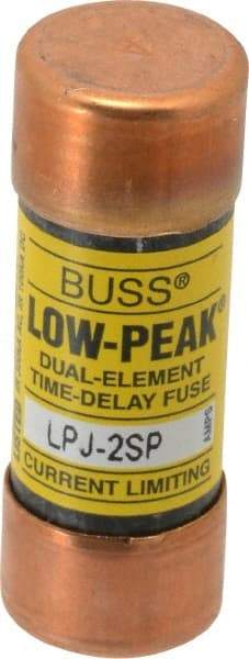 Cooper Bussmann - 300 VDC, 600 VAC, 2 Amp, Time Delay General Purpose Fuse - Fuse Holder Mount, 2-1/4" OAL, 100 at DC, 300 at AC (RMS) kA Rating, 13/16" Diam - A1 Tooling