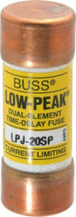 Cooper Bussmann - 300 VDC, 600 VAC, 20 Amp, Time Delay General Purpose Fuse - Fuse Holder Mount, 2-1/4" OAL, 100 at DC, 300 at AC (RMS) kA Rating, 13/16" Diam - A1 Tooling