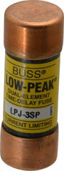 Cooper Bussmann - 300 VDC, 600 VAC, 3 Amp, Time Delay General Purpose Fuse - Fuse Holder Mount, 2-1/4" OAL, 100 at DC, 300 at AC (RMS) kA Rating, 13/16" Diam - A1 Tooling