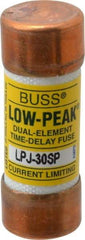 Cooper Bussmann - 300 VDC, 600 VAC, 30 Amp, Time Delay General Purpose Fuse - Fuse Holder Mount, 2-1/4" OAL, 100 at DC, 300 at AC (RMS) kA Rating, 13/16" Diam - A1 Tooling