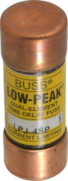 Cooper Bussmann - 300 VDC, 600 VAC, 4 Amp, Time Delay General Purpose Fuse - Fuse Holder Mount, 2-1/4" OAL, 100 at DC, 300 at AC (RMS) kA Rating, 13/16" Diam - A1 Tooling