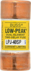 Cooper Bussmann - 300 VDC, 600 VAC, 40 Amp, Time Delay General Purpose Fuse - Fuse Holder Mount, 2-3/8" OAL, 100 at DC, 300 at AC (RMS) kA Rating, 1-1/16" Diam - A1 Tooling