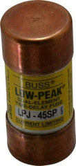 Cooper Bussmann - 300 VDC, 600 VAC, 45 Amp, Time Delay General Purpose Fuse - Fuse Holder Mount, 2-3/8" OAL, 100 at DC, 300 at AC (RMS) kA Rating, 1-1/16" Diam - A1 Tooling