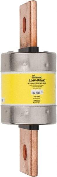 Cooper Bussmann - 300 VDC, 600 VAC, 500 Amp, Time Delay General Purpose Fuse - Bolt-on Mount, 203.2mm OAL, 100 at DC, 300 at AC (RMS) kA Rating, 2-1/2" Diam - A1 Tooling