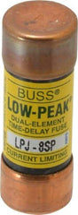 Cooper Bussmann - 300 VDC, 600 VAC, 8 Amp, Time Delay General Purpose Fuse - Fuse Holder Mount, 2-1/4" OAL, 100 at DC, 300 at AC (RMS) kA Rating, 13/16" Diam - A1 Tooling