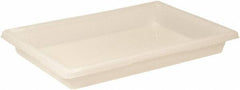 Rubbermaid - Rectangular, White Polyethylene Food Tote Box - 3-1/2" High x 18" Wide x 26" Long, with Snap-On Lid - A1 Tooling