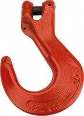 CM - 1/2 Inch Chain Diameter, Grade 100 Clevis Hook - 15,000 Lbs. Load Capacity, 0.58 Inch Inside Diameter, 0.63 Inch Pin Diameter, 1.38 Inch Hook Throat, 8.03 Inch Overall Length, 5.48 Inch Hook Width - A1 Tooling