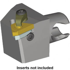 Kennametal - Insert Style LT 16ER, 25mm Head Length, Right Hand Cut, External Modular Threading Cutting Unit Head - System Size KM20, 12.5mm Center to Cutting Edge, Series LT Threading - A1 Tooling