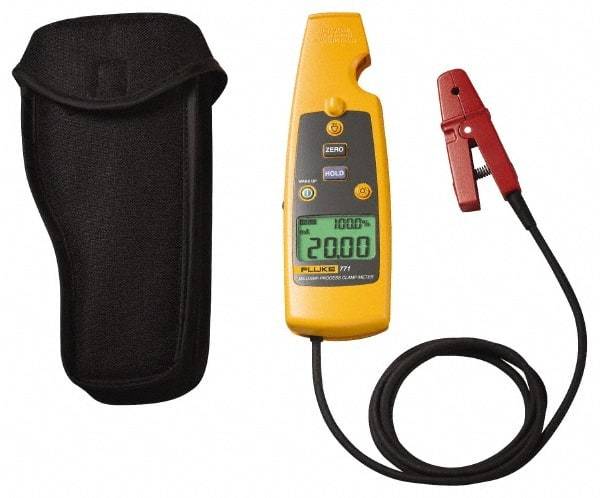 Fluke - 771, CAT II, Digital mA Process Clamp Meter with 0.1772" Detachable Jaws - Measures Current - A1 Tooling